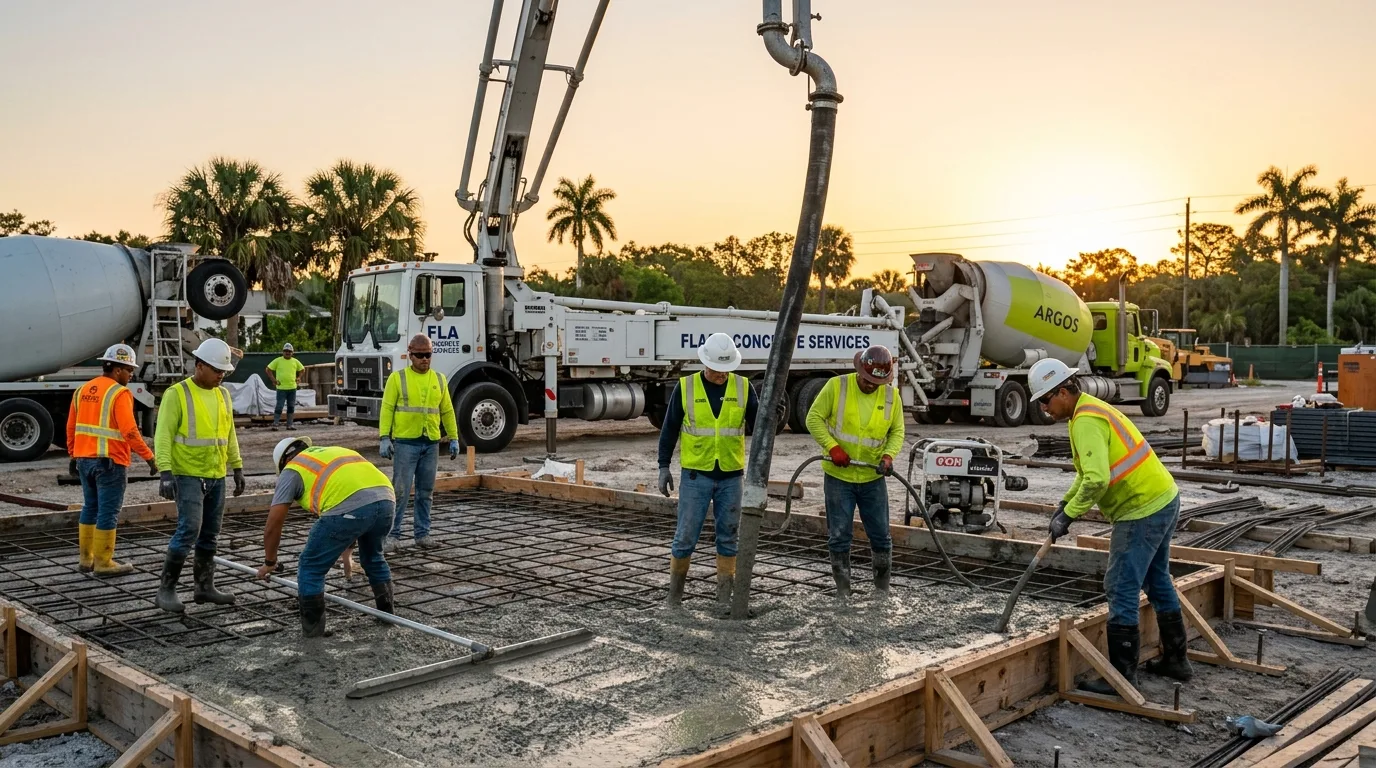 Best Time of Year to Pour Concrete in Sarasota, FL
